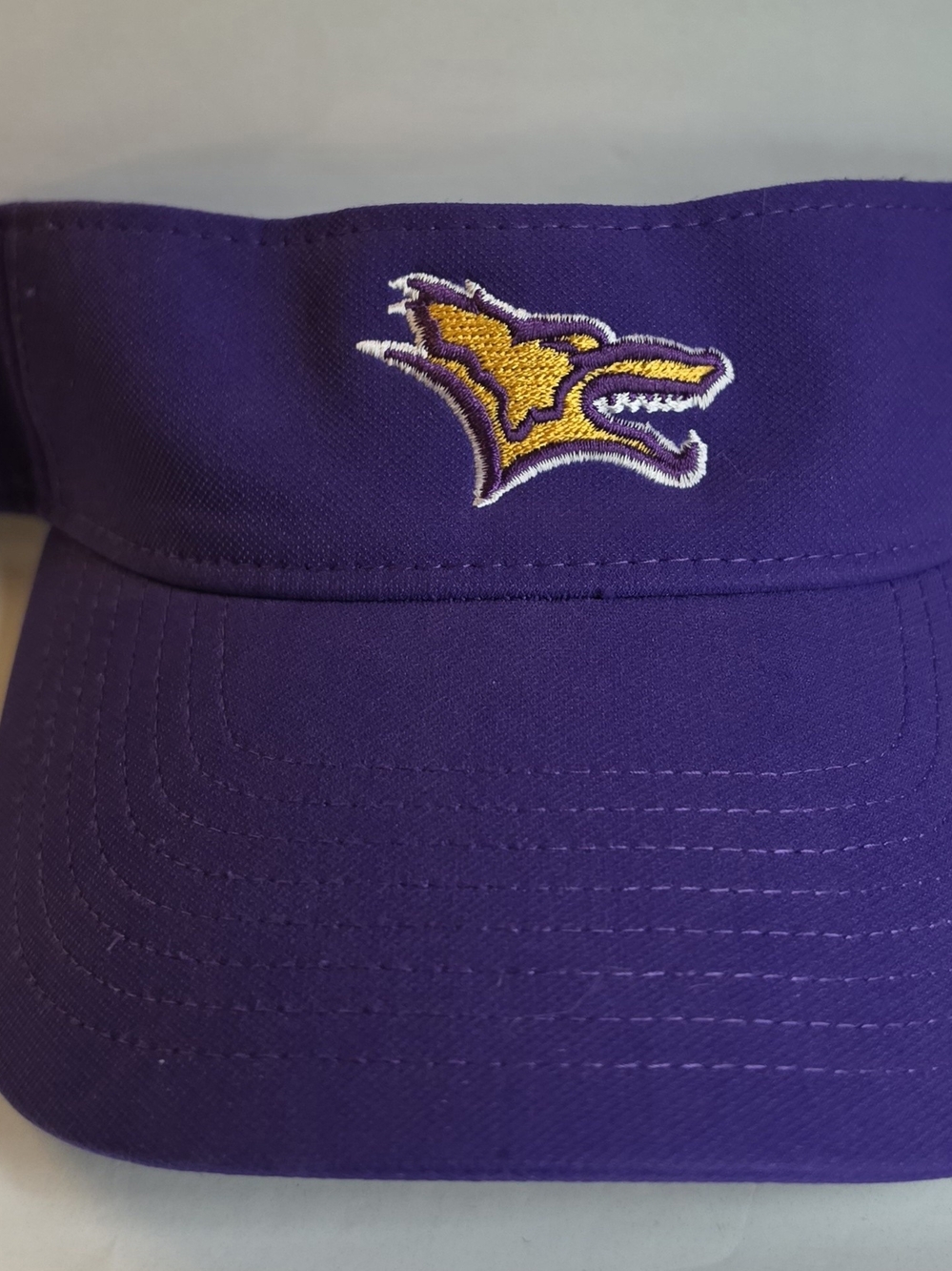 Kansas Wesleyan University (KWU) Coyotes Nike Purple Visor